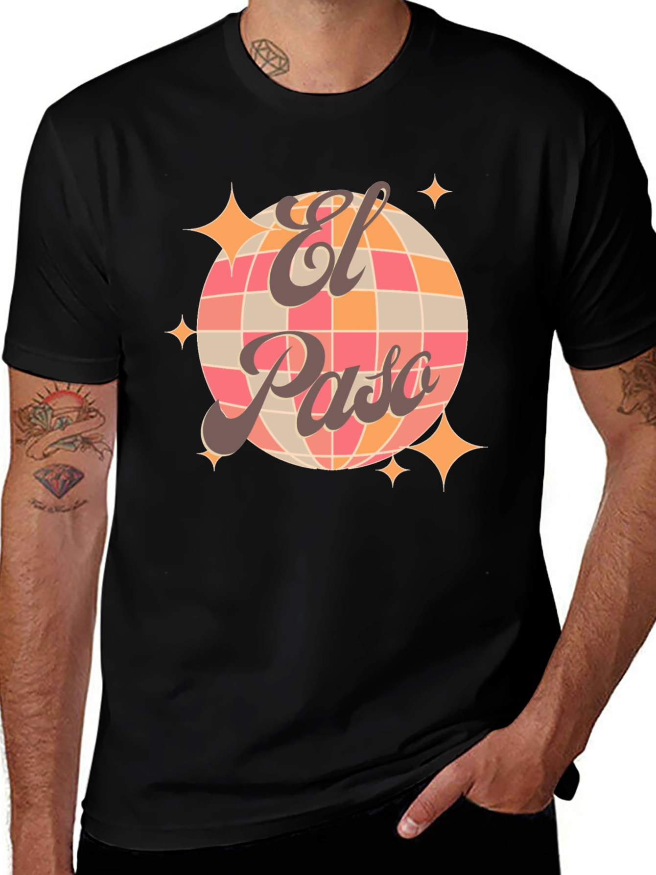 El Paso Disco Ball Graphic Tee