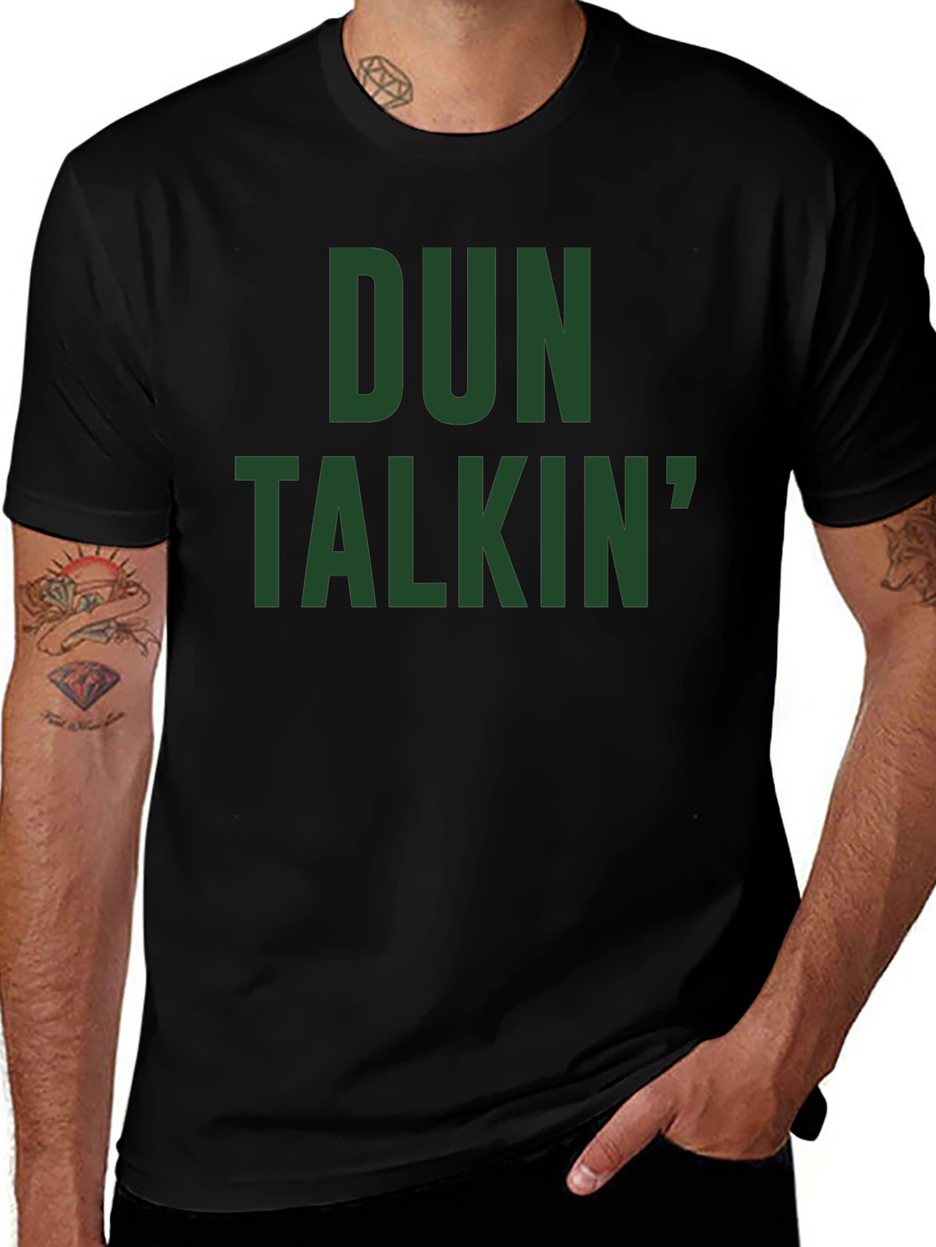 Dun Talkin T-Shirt - Bold Graphic Tee