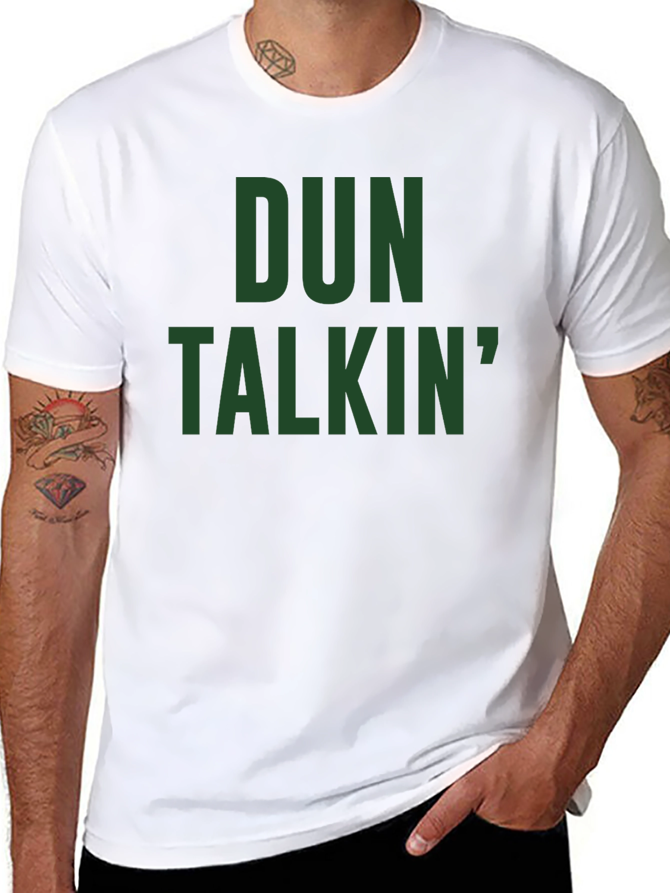 Dun Talkin T-Shirt - Bold Graphic Tee