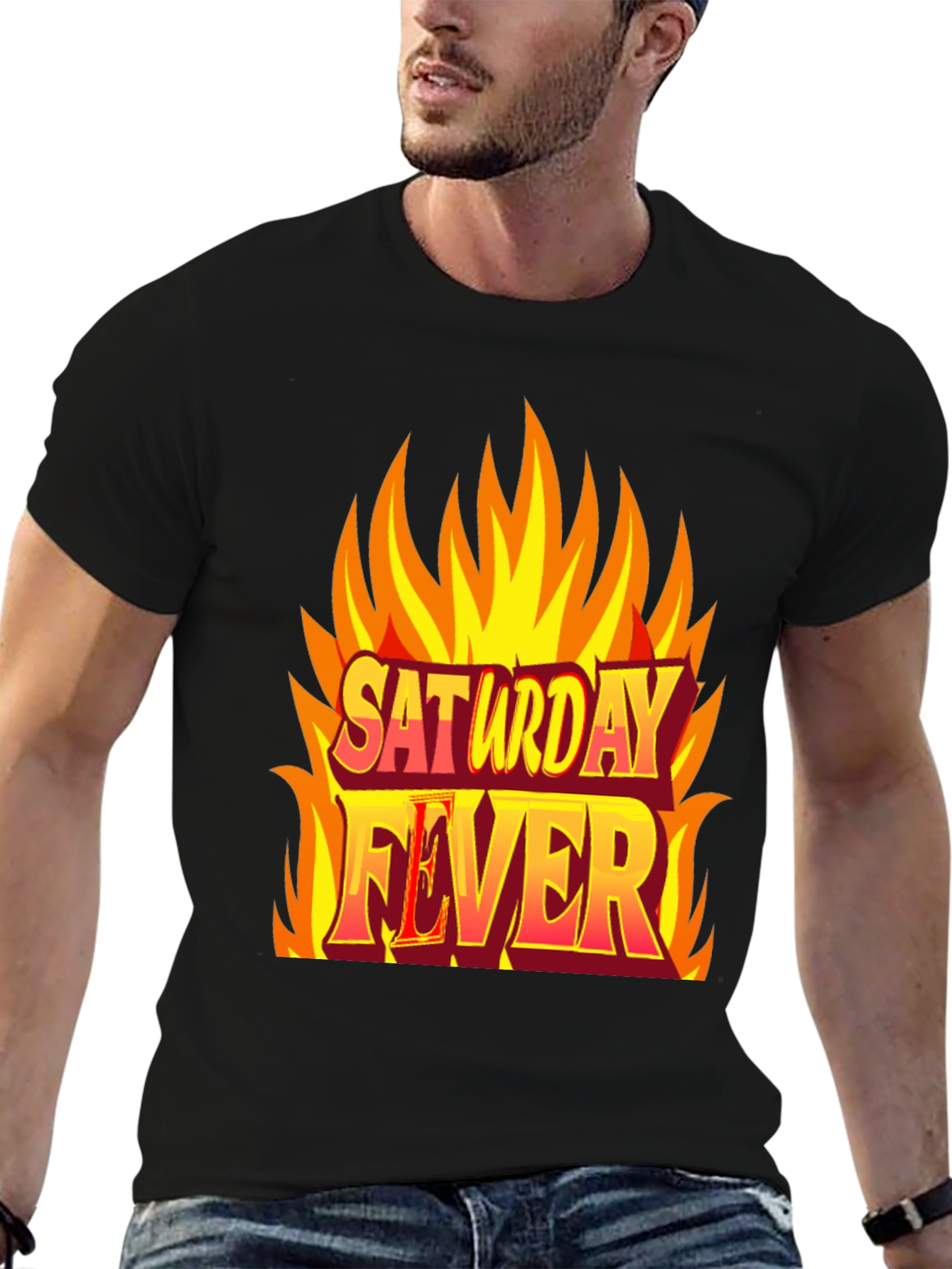 Saturday Fever T-Shirt - Retro Graphic Tee