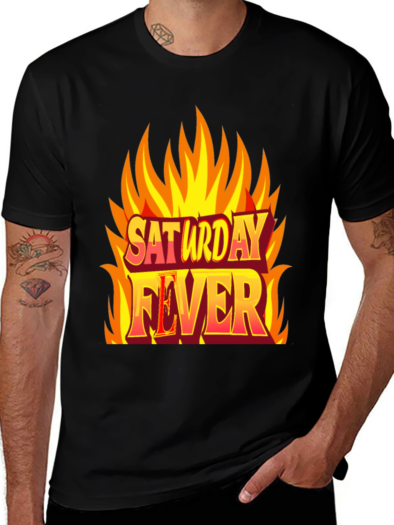 Saturday Fever T-Shirt - Retro Graphic Tee
