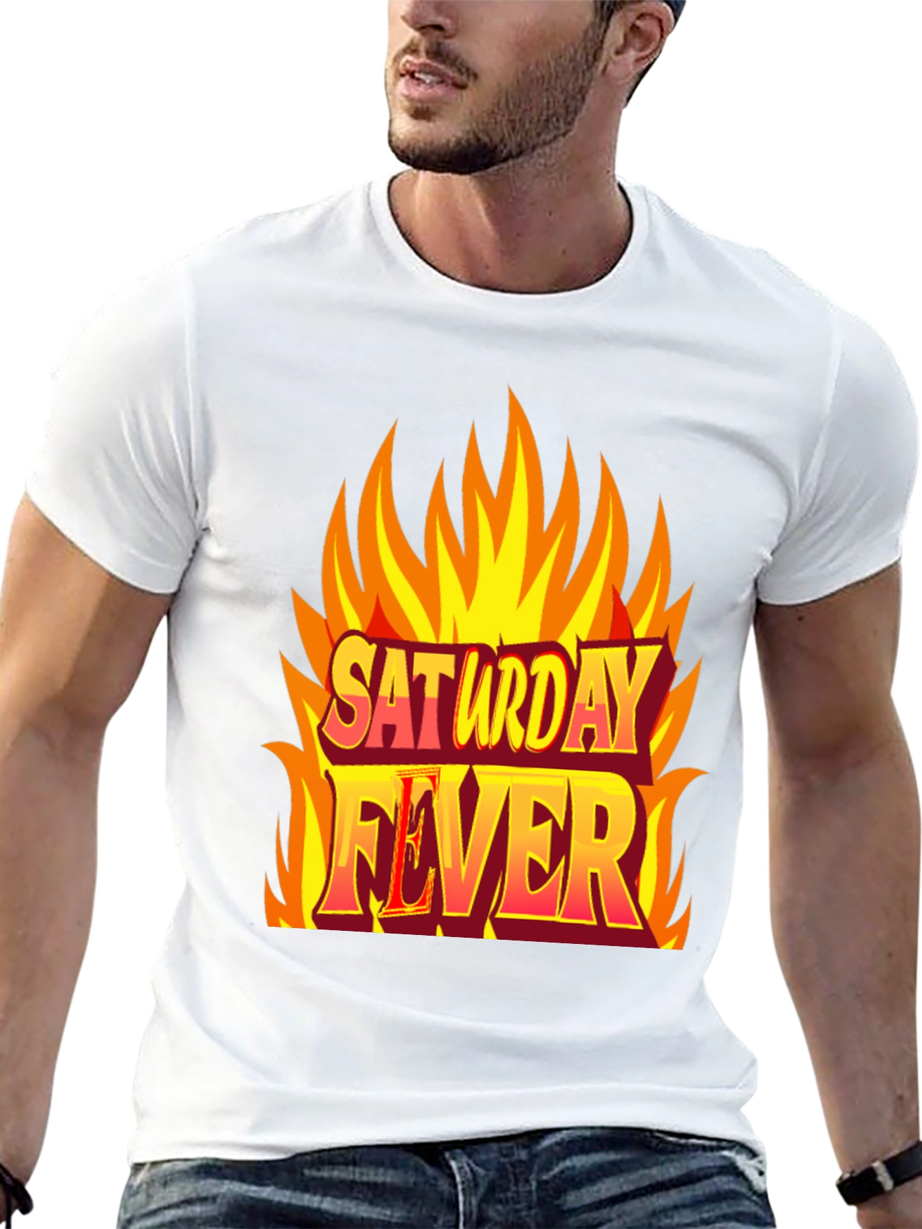Saturday Fever T-Shirt - Retro Graphic Tee