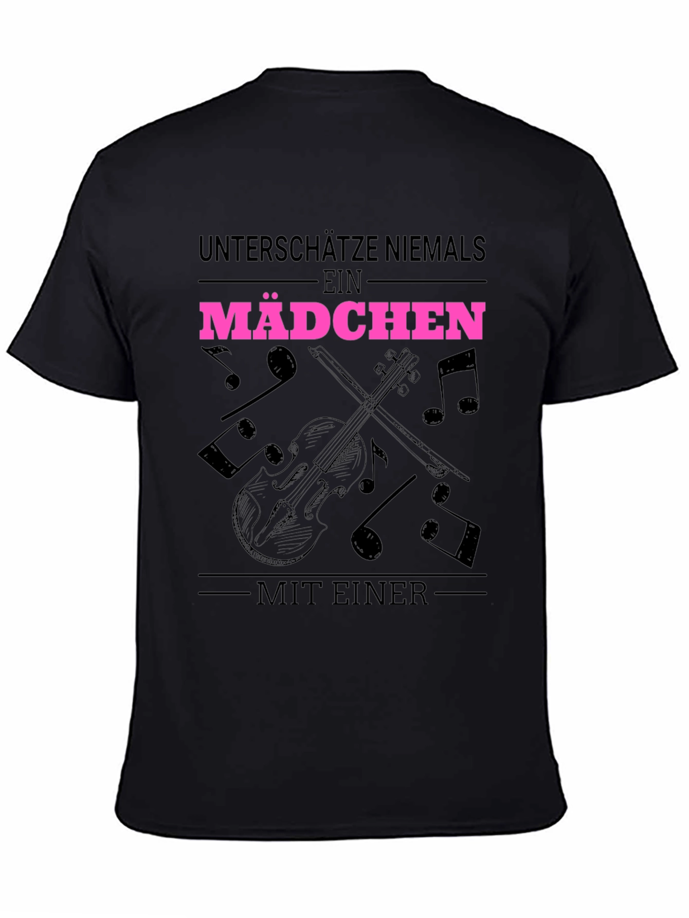 Unterschätze Niemals Ein Mädchen T-Shirt