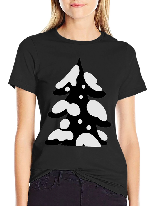 Christmas Tree Graphic Tee - Holiday Festive T-Shirt