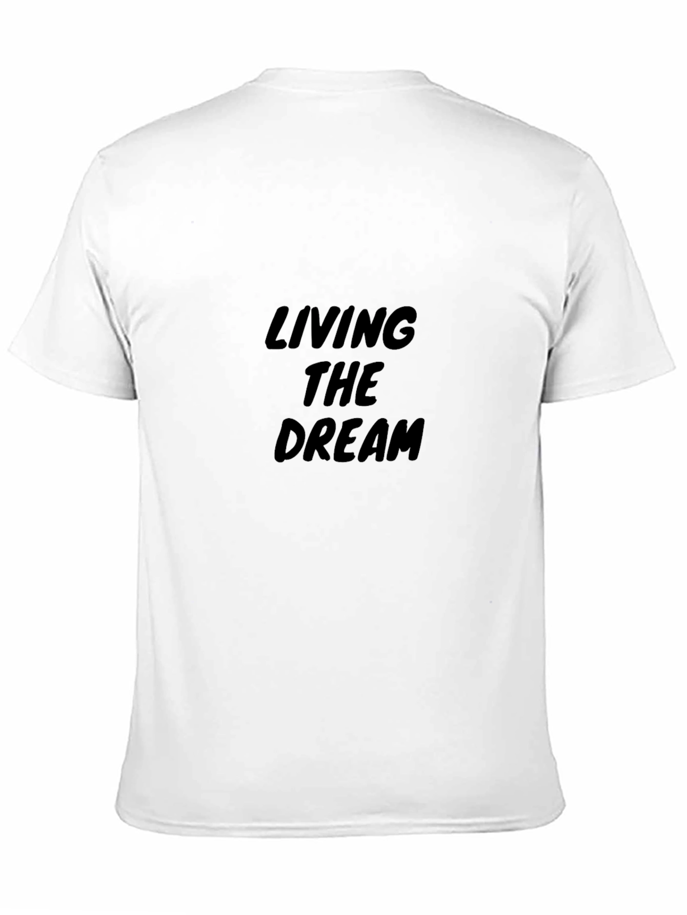 Living The Dream Black Graphic Tee