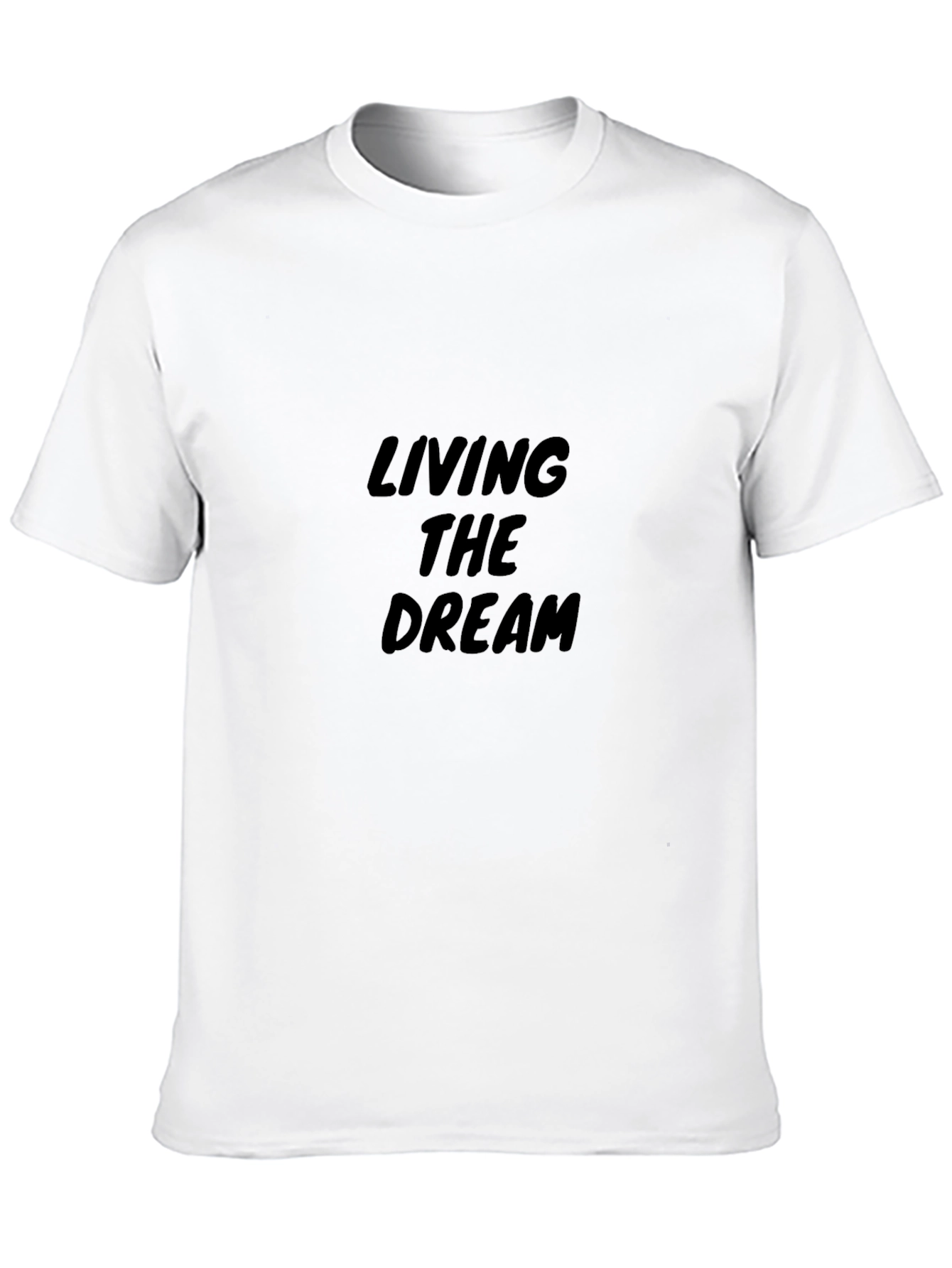 Living The Dream Black Graphic Tee