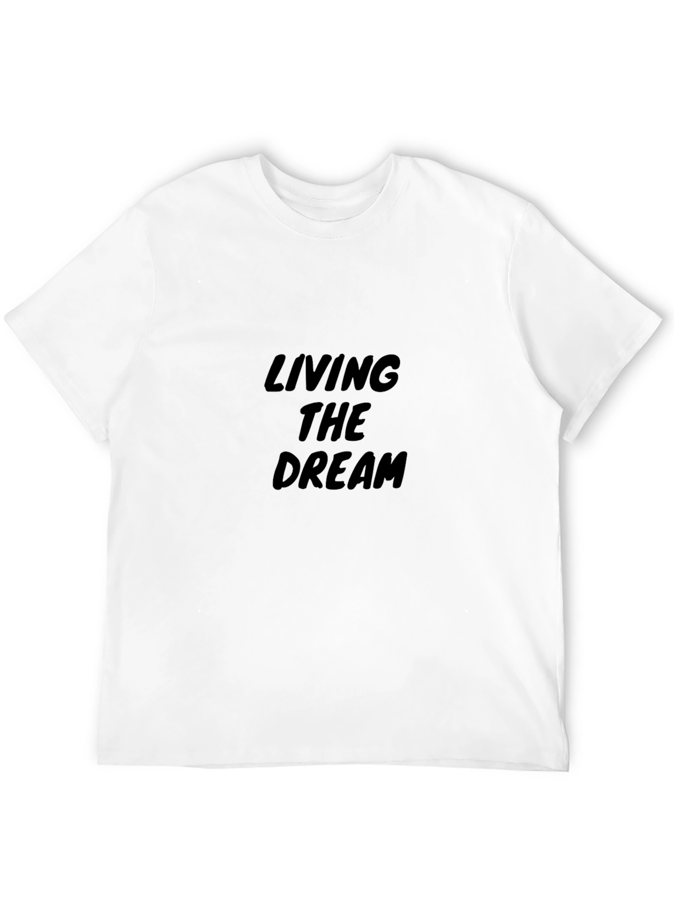 Living The Dream Black Graphic Tee